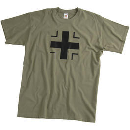 T-Shirt Balkenkreuz, gr�n