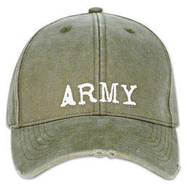 Baseball Cap Army oliv stonewashed