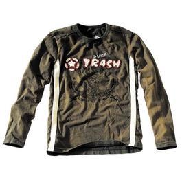 Vintage Longsleeve Pure Trash, oliv 
