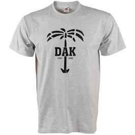 T-Shirt DAK graumeliert 