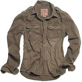 Raw Vintage Shirt Surplus 1/1, oliv-braun