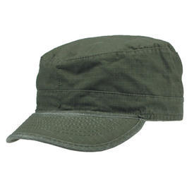 BDU Feldmütze, oliv stonewashed
