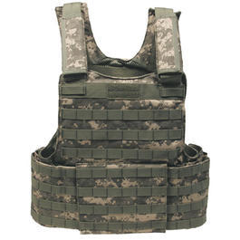 Bundeswehr Ausr&uuml;stung - MFH Weste Molle II mit Futter, AT-digital