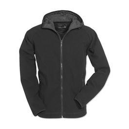 Fleece Hoodie Zipper Surplus, schwarz 