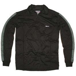 Longsleeve Polo Climate-X, schwarz 