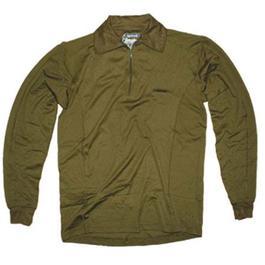 Longsleeve Polo Climate-X,&nbsp;oliv 