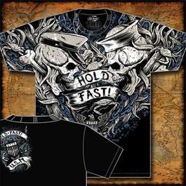 7.62 T-Shirt USN Hold Fast, schwarz