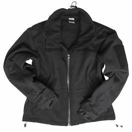Windproof Fleece Jacke Mil-Tec, schwarz 
