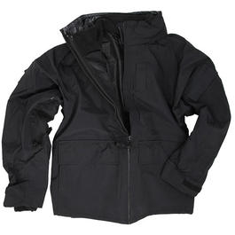 ECWCS Regenjacke GEN 3 mit Fleece Futter, schwarz