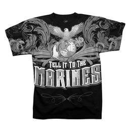 Marines Black Vintage Shirt