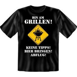T-Shirt ''Bin am Grillen...''