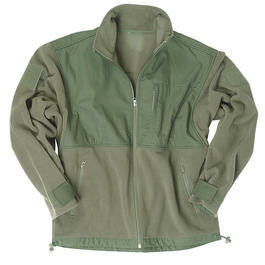 Fleecejacke Mil-Tec, Ripstop Patch, oliv 