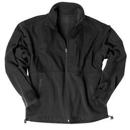 Fleecejacke Mil-Tec, Ripstop Patch, schwarz 