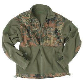 Fleecejacke Mil-Tec,&nbsp;Ripstop Patch, flecktarn 