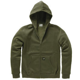 Vintage Industries Redstone Sweatjacke mit Kapuze, oliv