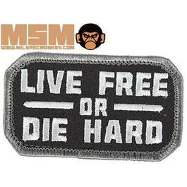 Mil-Spec Monkey Live Free Or Die Hard Patch Swat