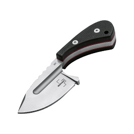 Bker Plus Neck Knife Sigyn G10 silber/schwarz inkl. Kydex Scheide