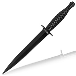 History Knife & Tool Dolch Commando Dagger schwarz inkl. Ledergrtelscheide