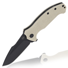 Amare Knives Einhandmesser Coloso D2 Stahl coyote inkl. Grtelclip