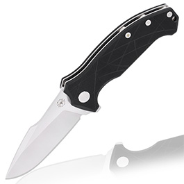 Amare Knives Einhandmesser Coloso D2 Stahl schwarz inkl. Grtelclip