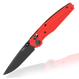 ANV Knives Einhandmesser A100 Sleipner Stahl rot inkl. Grtelclip