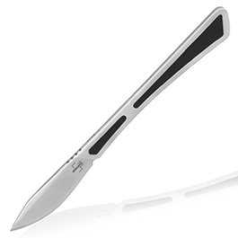 Bker Plus Neck Knife Scalpel D2 Stahl silber inkl. Kydexscheide