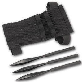 Wurfmesserset Haller 3-teilig mit Armscheide 
