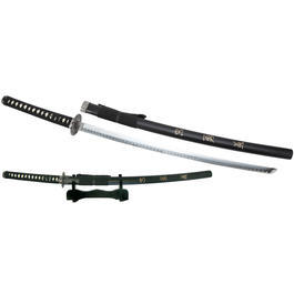 Schwert Katana schwarz mit Tischst&auml;nder