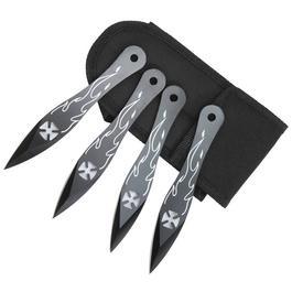 Wurfmesser 4er Set Iron Cross