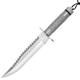 Survivalmesser Haller Gigant silber