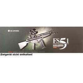 G&G FS51 Softair Vollmetall S-AEG 6mm BB schwarz  