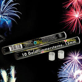 Goldflimmer-Sterne Signaleffekte 10 St�ck 