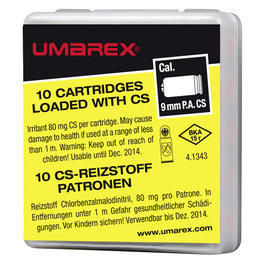 Umarex CS Gaspatronen Kaliber 9mm P.A.K. 10 St�ck 