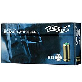 Walther&nbsp;Knallpatronen - Platzpatronen 9mm P.A. 50 St�ck 