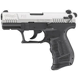 Walther P22&nbsp;Schreckschuss Pistole vernickelter Schlitten 