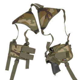 FiDragon Kombiholster Deluxe mit Magazintaschen, woodland-tarn