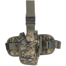 Tactical Kombi-Beinholster Universal, digital woodland