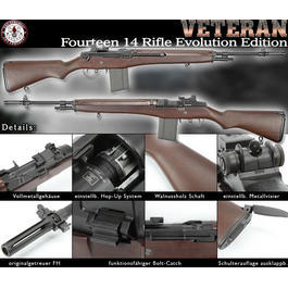 G&G M14 Veteran m. Echtholzschaft S-AEG 6mm BB