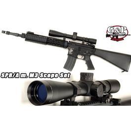Softair ab 18 - G&P SPR/A m. M3 Scope S-AEG
