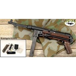 MP40 Softair Bakelit Optik Komplettset