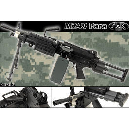 A&K M249 Para Vollmetall AEG 