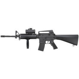 freie Waffen - M4 Navy R.I.S. AEG Softair fester Schaft Komplettset