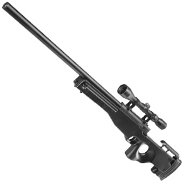 Well L96 Snipergewehr inkl. Zielfernrohr Springer 6mm BB schwarz