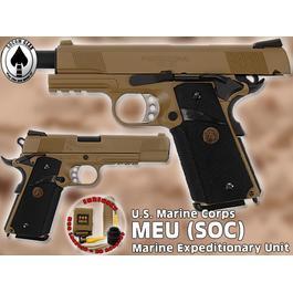 Socom Gear MEU SOC Vollmetall GBB desert inkl. HSS Lanyard - Limited Edition