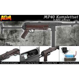 AGM MP40 Vollmetall Komplettset S-AEG Bakelit-Optik