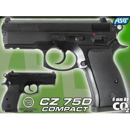 BB Gun - ASG CZ 75D Compact 6mm BB CO2 NBB
