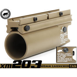 Markierer - MadBull XM203 40mm Granatwerfer kurz TAN