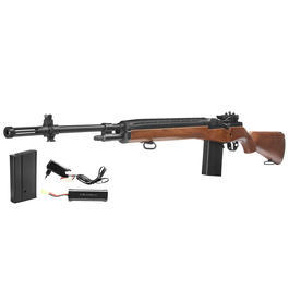 Echo1 M14 Rifle Vollmetall Komplettset S-AEG 6mm BB Wood-Type