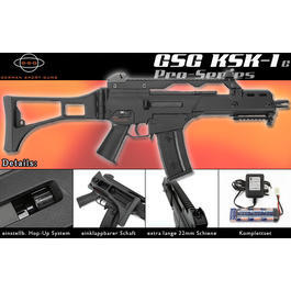 GSG KSK-1 C Pro Series&nbsp;Softair Komplettset S-AEG 
