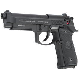 Socom Gear M9A1 Tactical Combat Vollmetall GBB schwarz inkl. M12 Holster